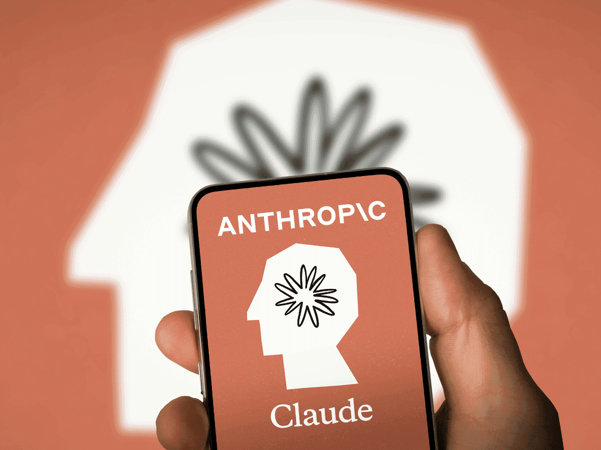 Anthropic on a phone